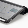 PDA-IPAD1814BK / iPad mini 第7/6 Apple Pencil収納ポケット付きケース（ブラック）