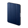 PDA-IPAD1814BL / iPad mini 2021　Apple Pencil収納ポケット付きケース（ブルー）