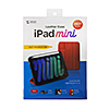 PDA-IPAD1814R / iPad mini 2021　Apple Pencil収納ポケット付きケース（レッド）