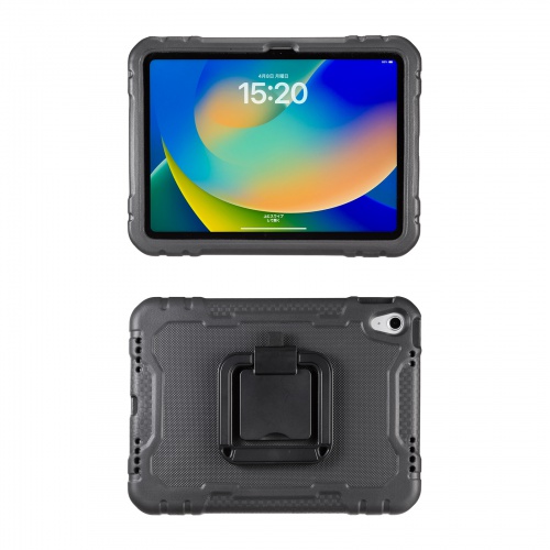 PDA-IPAD1905BK2 / 第10世代iPad 10.9インチ用衝撃吸収ケース（ブラック）