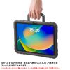 PDA-IPAD1905BK2 / 第10世代iPad 10.9インチ用衝撃吸収ケース（ブラック）