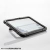 PDA-IPAD1905BK2 / iPad Air 11インチ（M3/2025）/iPad 11インチ A16（2025）/iPad 10.9インチ 第10世代（2022）/iPad Air 11インチ（M2/2024）/iPad Pro 11インチ（M4/2024）用衝撃吸収ケース（ブラック）