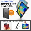 PDA-IPAD1905BK2 / iPad Air 11インチ（M3/2025）/iPad 11インチ A16（2025）/iPad 10.9インチ 第10世代（2022）/iPad Air 11インチ（M2/2024）/iPad Pro 11インチ（M4/2024）用衝撃吸収ケース（ブラック）