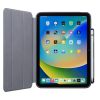 PDA-IPAD1914BK / iPad 11インチ A16（2025）/第10世代 iPad10.9インチ（2022）Apple Pencil第1世代収納ポケット付きケース