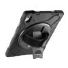 PDA-IPAD1917BK / iPad 11インチ A16（2025）/第10世代 iPad10.9インチ（2022）用耐衝撃ケース(ハンドル、スタンド、ショルダーベルト付き）