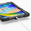 PDA-IPAD1917BK / iPad 11インチ A16（2025）/第10世代 iPad10.9インチ（2022）用耐衝撃ケース(ハンドル、スタンド、ショルダーベルト付き）