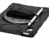 PDA-IPAD1917BK / iPad 11インチ A16（2025）/第10世代 iPad10.9インチ（2022）用耐衝撃ケース(ハンドル、スタンド、ショルダーベルト付き）