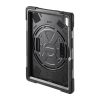 PDA-IPAD1917BK / iPad 11インチ A16（2025）/第10世代 iPad10.9インチ（2022）用耐衝撃ケース(ハンドル、スタンド、ショルダーベルト付き）