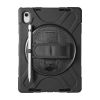 PDA-IPAD1917BK / iPad 11インチ A16（2025）/第10世代 iPad10.9インチ（2022）用耐衝撃ケース(ハンドル、スタンド、ショルダーベルト付き）