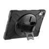 PDA-IPAD1917BK / iPad 11インチ A16（2025）/第10世代 iPad10.9インチ（2022）用耐衝撃ケース(ハンドル、スタンド、ショルダーベルト付き）