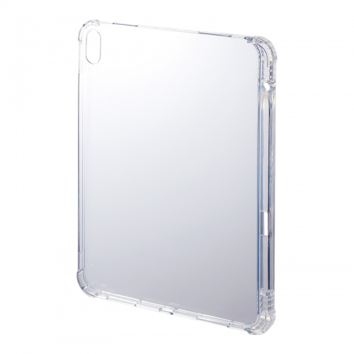 PDA-IPAD1918CL / 第10世代iPad 10.9インチ用ペン収納ポケット付きクリアカバー