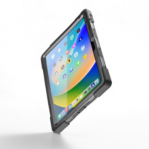 PDA-IPAD1920BK / iPad10.9インチ用前面保護フィルター付耐衝撃ケース