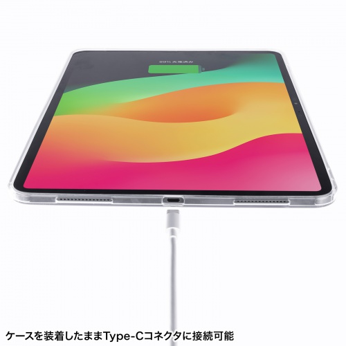 PDA-IPAD2002CL2 / iPad Pro 13インチ（M4/2024）用クリアハードケース