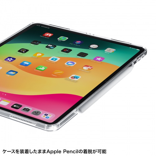 PDA-IPAD2002CL2 / iPad Pro 13インチ（M4/2024）用クリアハードケース