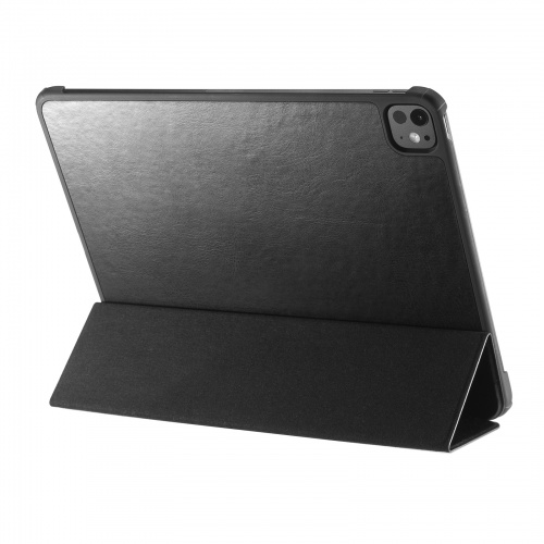 PDA-IPAD2007BK / iPad Pro 13インチ（M4/2024）用合成皮革ソフトケース（ブラック）