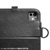 PDA-IPAD2012BK / iPad Pro 13インチ（M4/2024）用スタンド・ベルト付きケース