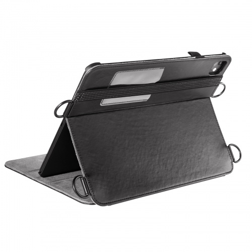 PDA-IPAD2012BK / iPad Pro 13インチ（M4/2024）用スタンド・ベルト付きケース