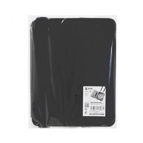 PDA-IPAD2012BK / iPad Pro 13インチ（M4/2024）用スタンド・ベルト付きケース