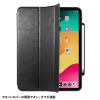 PDA-IPAD2014BK / iPad Pro 13インチ（M4/2024）用タッチペン収納ポケット付きケース