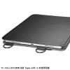 PDA-IPAD2112BK / iPad Air 13インチ（M3/2025、M2/2024）用スタンド・ベルト付きケース