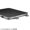 PDA-IPAD2112BK / iPad Air 13インチ（M3/2025、M2/2024）用スタンド・ベルト付きケース