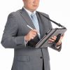 PDA-IPAD2112BK / iPad Air 13インチ（M3/2025、M2/2024）用スタンド・ベルト付きケース