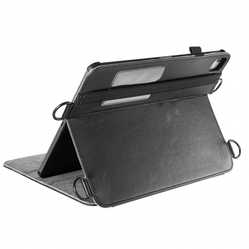 PDA-IPAD2112BK / iPad Air 13インチ（M3/2025、M2/2024）用スタンド・ベルト付きケース