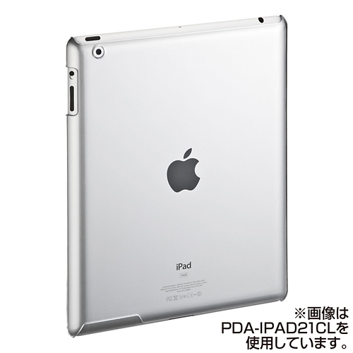 PDA-IPAD21BK / iPad2クリスタルカバー（ブラック）