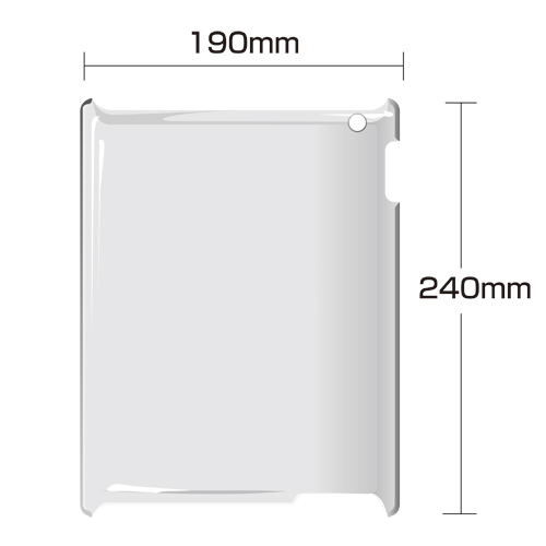 PDA-IPAD21CL / iPad2クリスタルカバー（クリア）