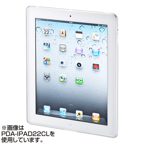 PDA-IPAD22BK / iPad2セミハードケース（ブラック）