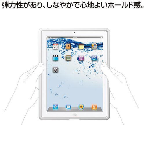 PDA-IPAD22CL / iPad2セミハードケース（クリア）