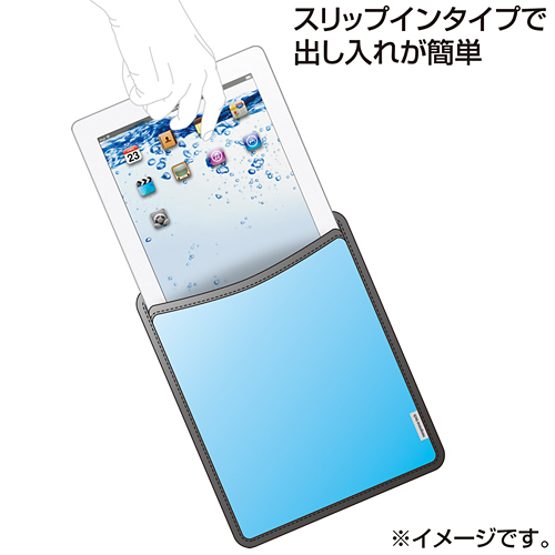 PDA-IPAD23BK / iPad2スリップインケース（ブラック）