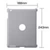 PDA-IPAD27GY / iPad2スマートハードカバー（グレー）