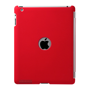 PDA-IPAD27R / iPad2スマートハードカバー(レッド)