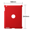 PDA-IPAD27R / iPad2スマートハードカバー（レッド）