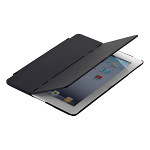 PDA-IPAD28BK / iPad2ハードケース(スタンドタイプ・ブラック)