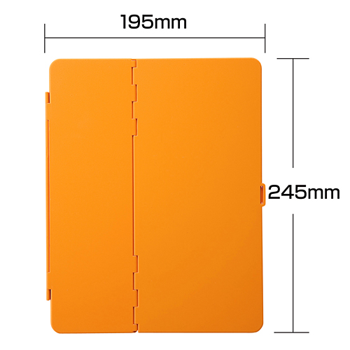 PDA-IPAD28D / iPad2ハードケース（スタンドタイプ・オレンジ）
