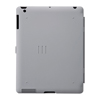 PDA-IPAD28GY / iPad2ハードケース（スタンドタイプ・グレー）