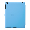 PDA-IPAD28LB / iPad2ハードケース（スタンドタイプ・ライトブルー）