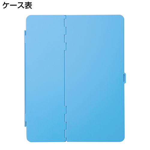 PDA-IPAD28LB / iPad2ハードケース（スタンドタイプ・ライトブルー）