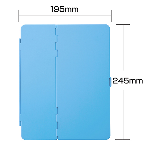 PDA-IPAD28LB / iPad2ハードケース（スタンドタイプ・ライトブルー）