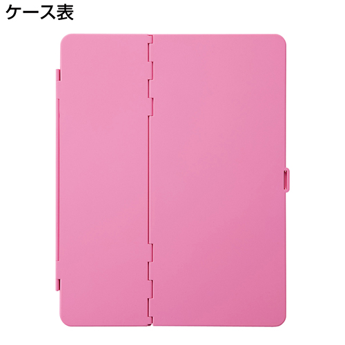 PDA-IPAD28P / iPad2ハードケース（スタンドタイプ・ピンク）