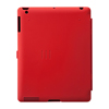 PDA-IPAD28R / iPad2ハードケース（スタンドタイプ・レッド）
