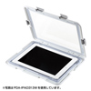 PDA-IPAD313BK / 防水ハードケース(iPad/iPad 2・ブラック）