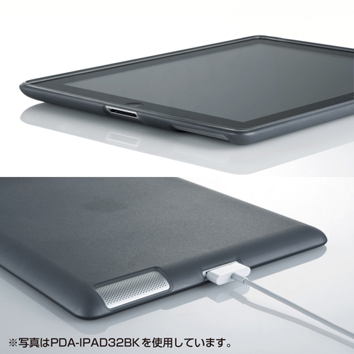 PDA-IPAD32CL / セミハードケース（クリア）