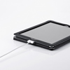 PDA-IPAD34BK / iPadソフトレザーケース（3段階スタンド・ブラック）