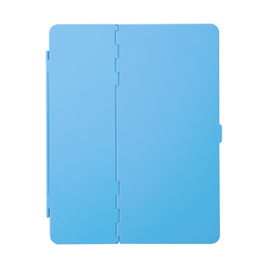 PDA-IPAD36LB / iPadハードケース(スタンドタイプ・ライトブルー)