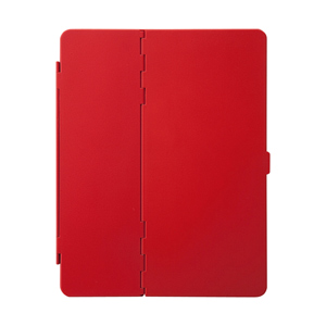 PDA-IPAD36R / iPadハードケース(スタンドタイプ・レッド)