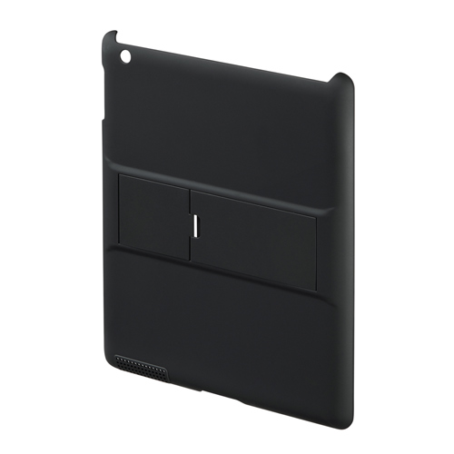 PDA-IPAD38BK / iPadハードスタンドカバー（ブラック）