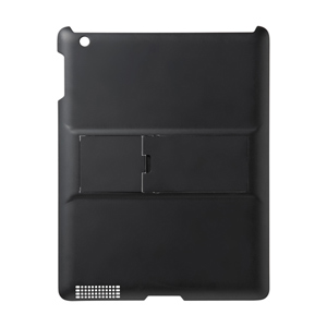 PDA-IPAD38BK / iPadハードスタンドカバー(ブラック)